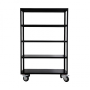 House Doctor Rack Trolley in Matt Black