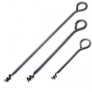 C.S. Osborne –  No. MT10 Rigid Packing Screws 6 – 20″ – 6″ – Silver Colour – Textile Tools & Accessories