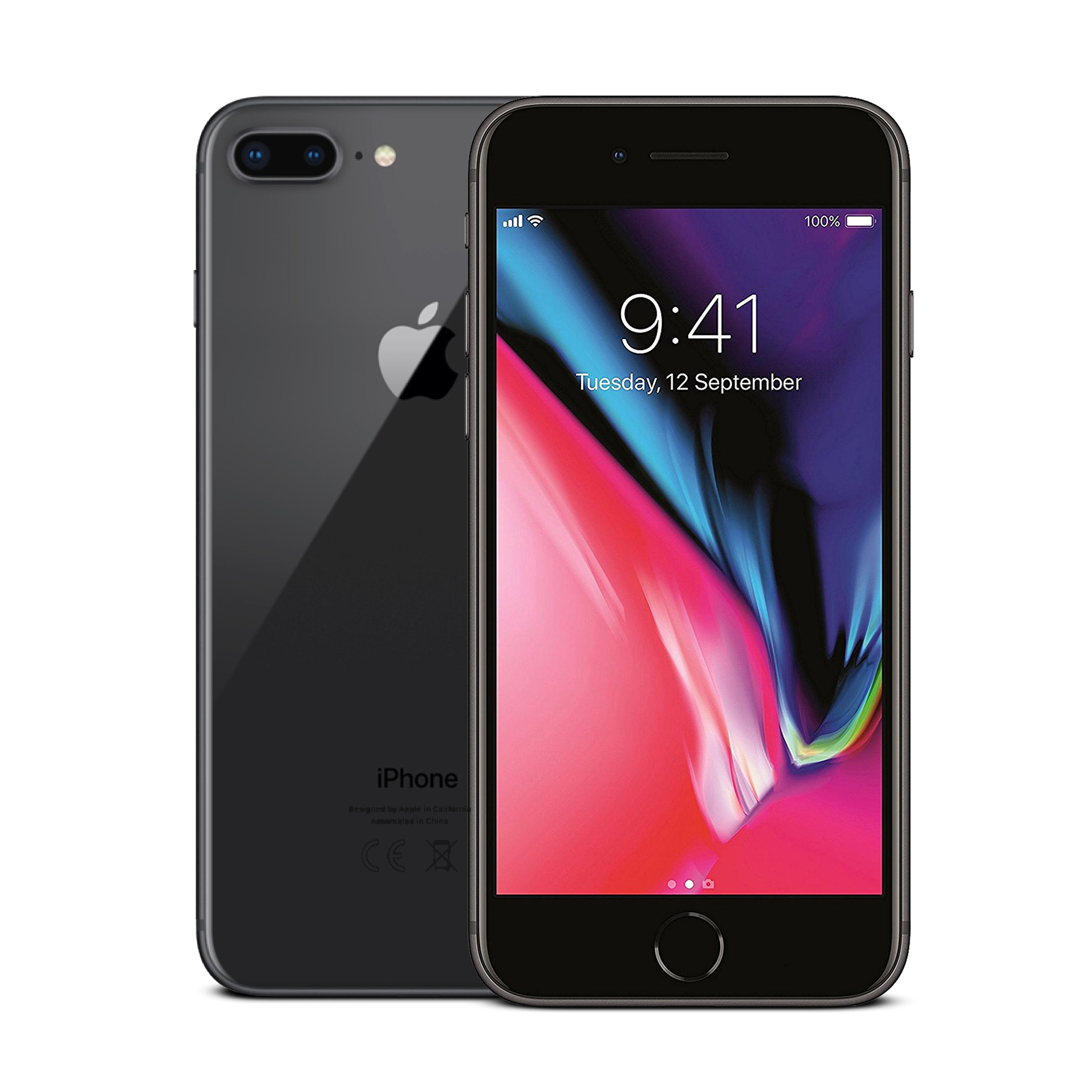 Apple iPhone 8 PLUS Pre-Owned | 256GB | Black , Creative IT
