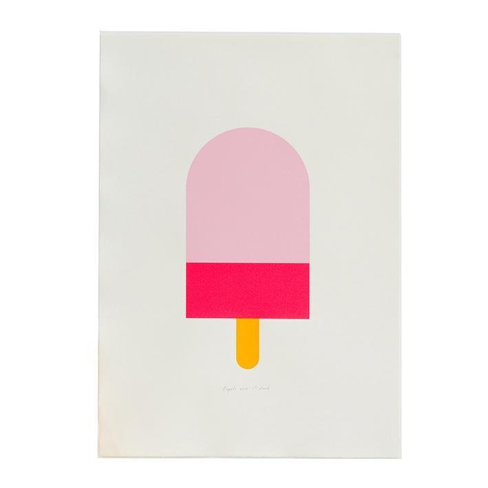 Screen Print Ice Cream – Engel – Folk Interiors