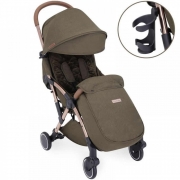 Ickle Bubba Globe Max Stroller- Khaki on Rose Gold – For Your Baby