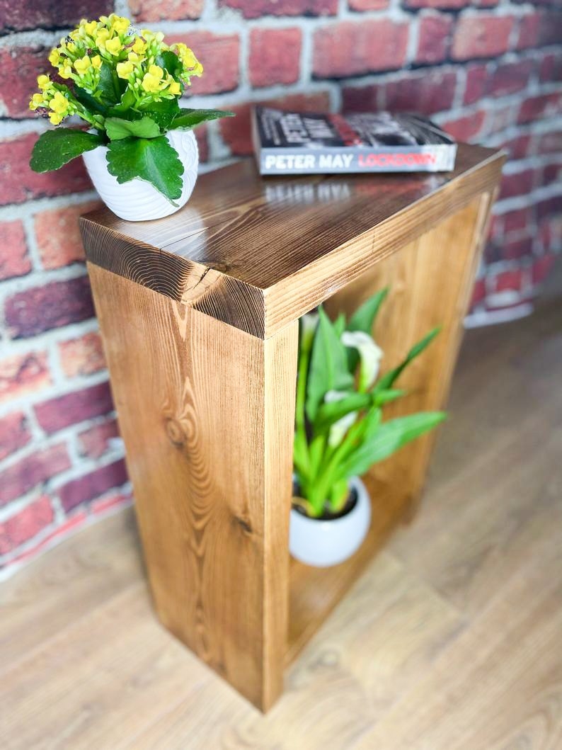 Side Table – Bathroom Unit – Bedside Table – Sofa Table – Plant Display – Light Oak – Single