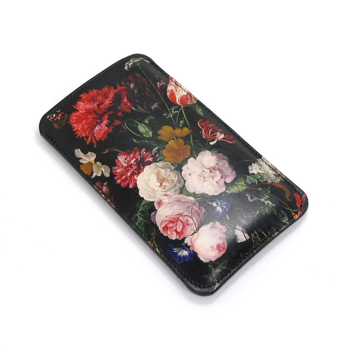 Leather Phone Case Sleeve – A Dutch Spring – iPhone 11 Pro Max / With personalisation / Black