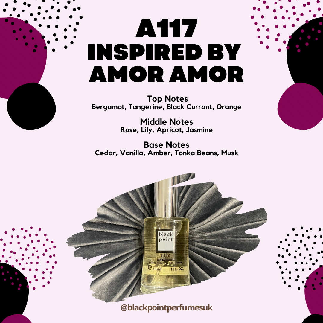 Inspired by Amor Amor For Her – A117|Black Point Perfumes