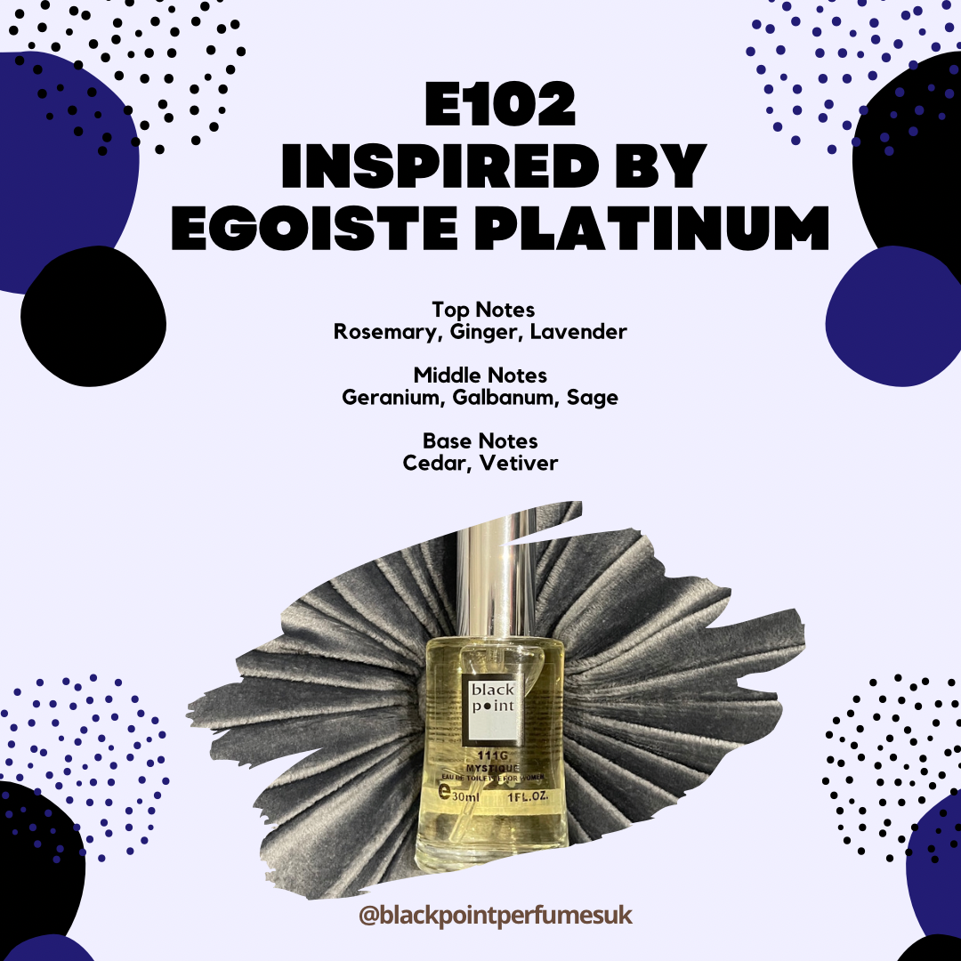 Inspired by Egoiste Platinum EDT For Him – Black Point Perfumes