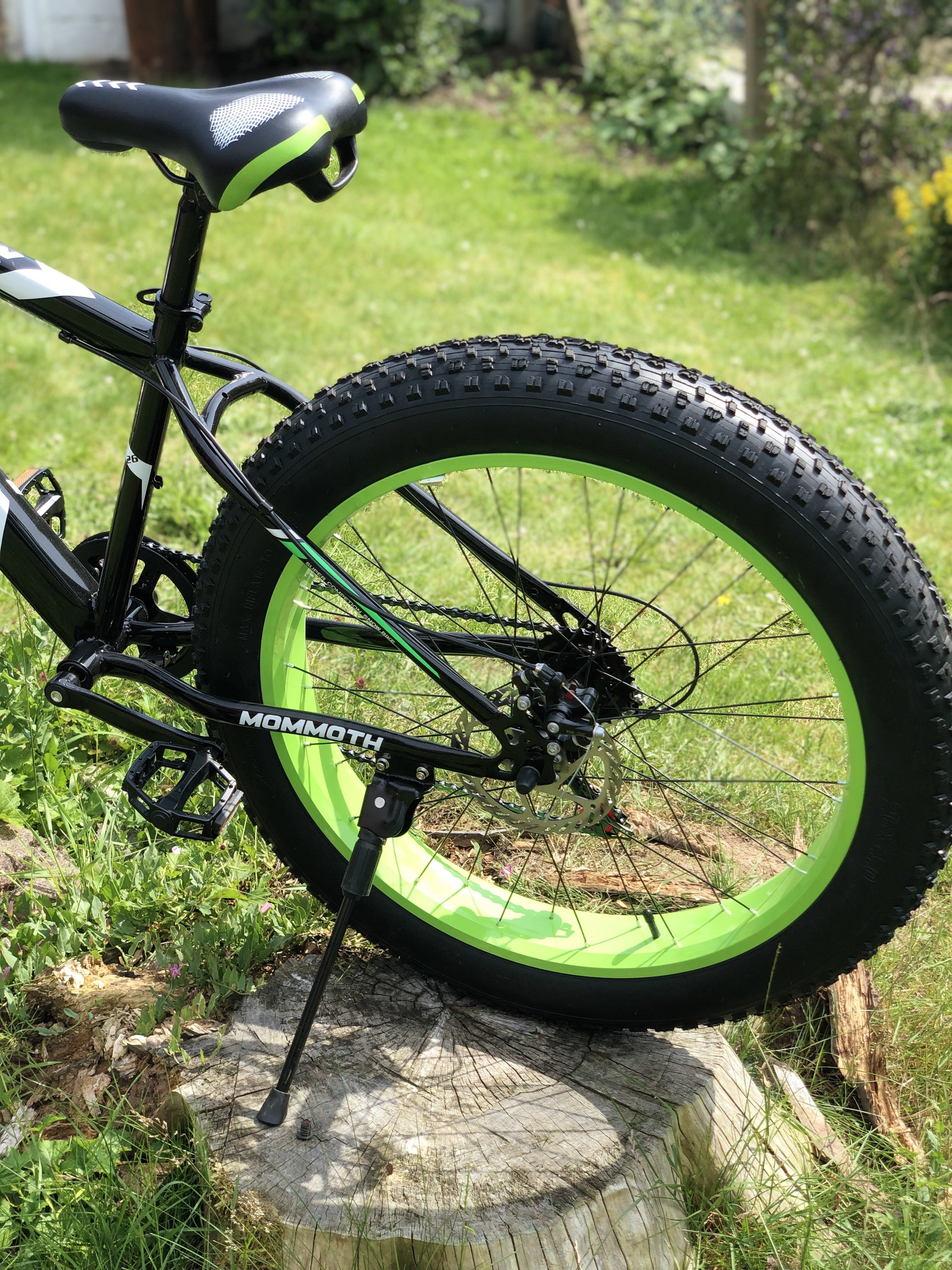 Fat Tyre Bike – G-Hybrid – Mammoth -Suspension & Gear 18′ – Green Hybrid Bikes