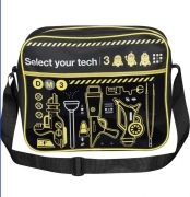 Despicable Me 3 Minions Yellow and Black Satchel Bag