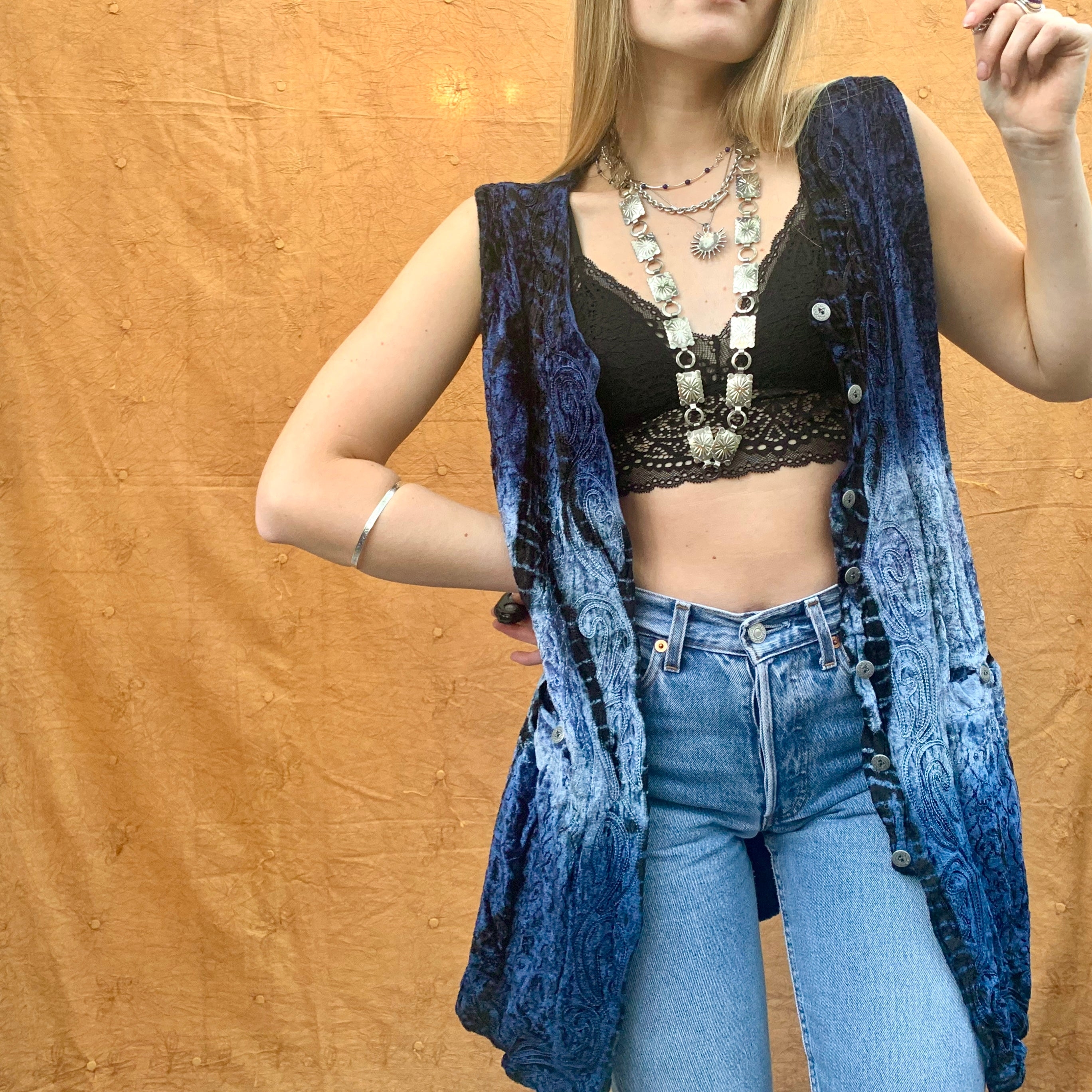 Ombre Velvet Overcoat Purple Ombre – Portobello Vintage Market