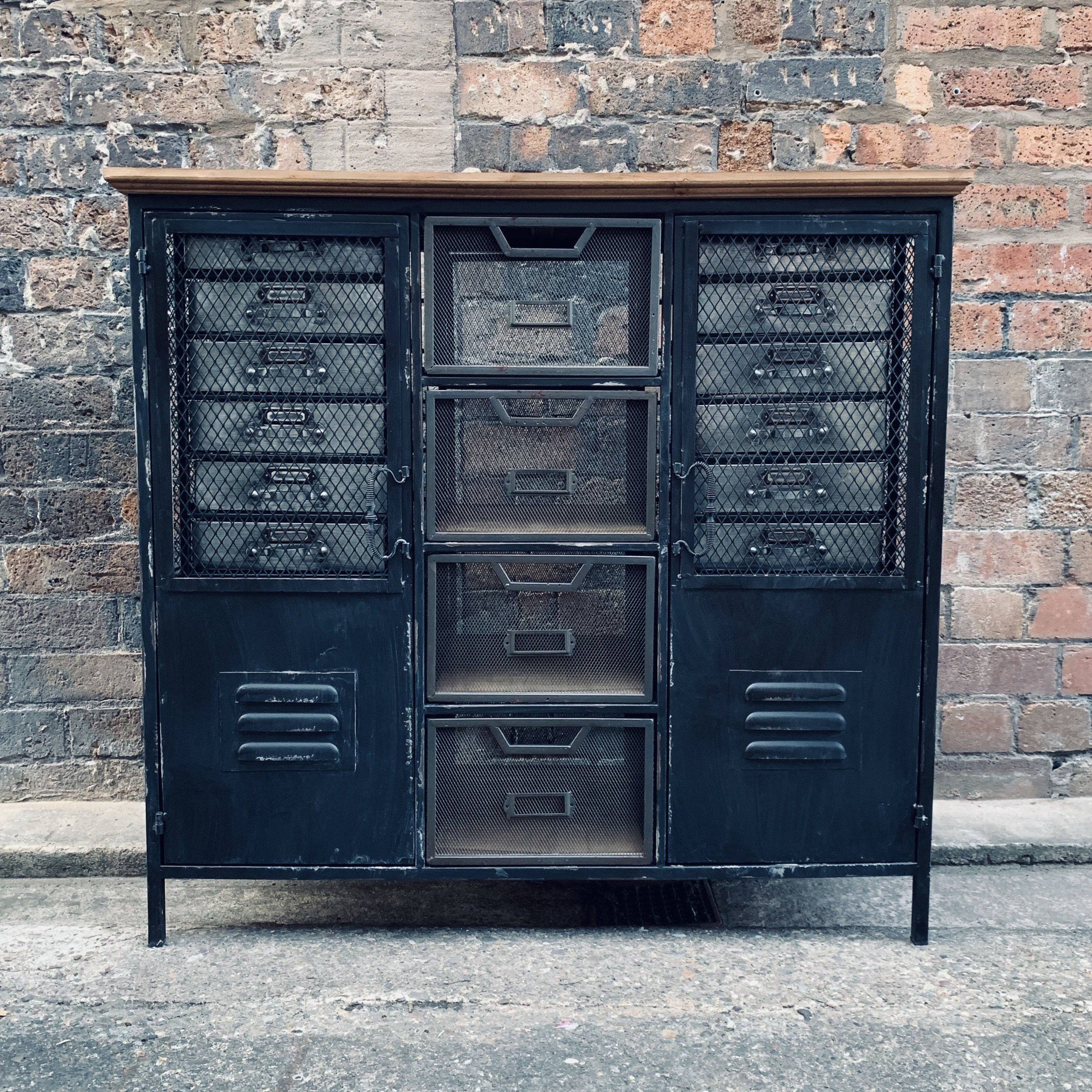 Industrial Cabinet | Smallhill Furniture Co. | FREE UK DELIVERY – Dutch Imports