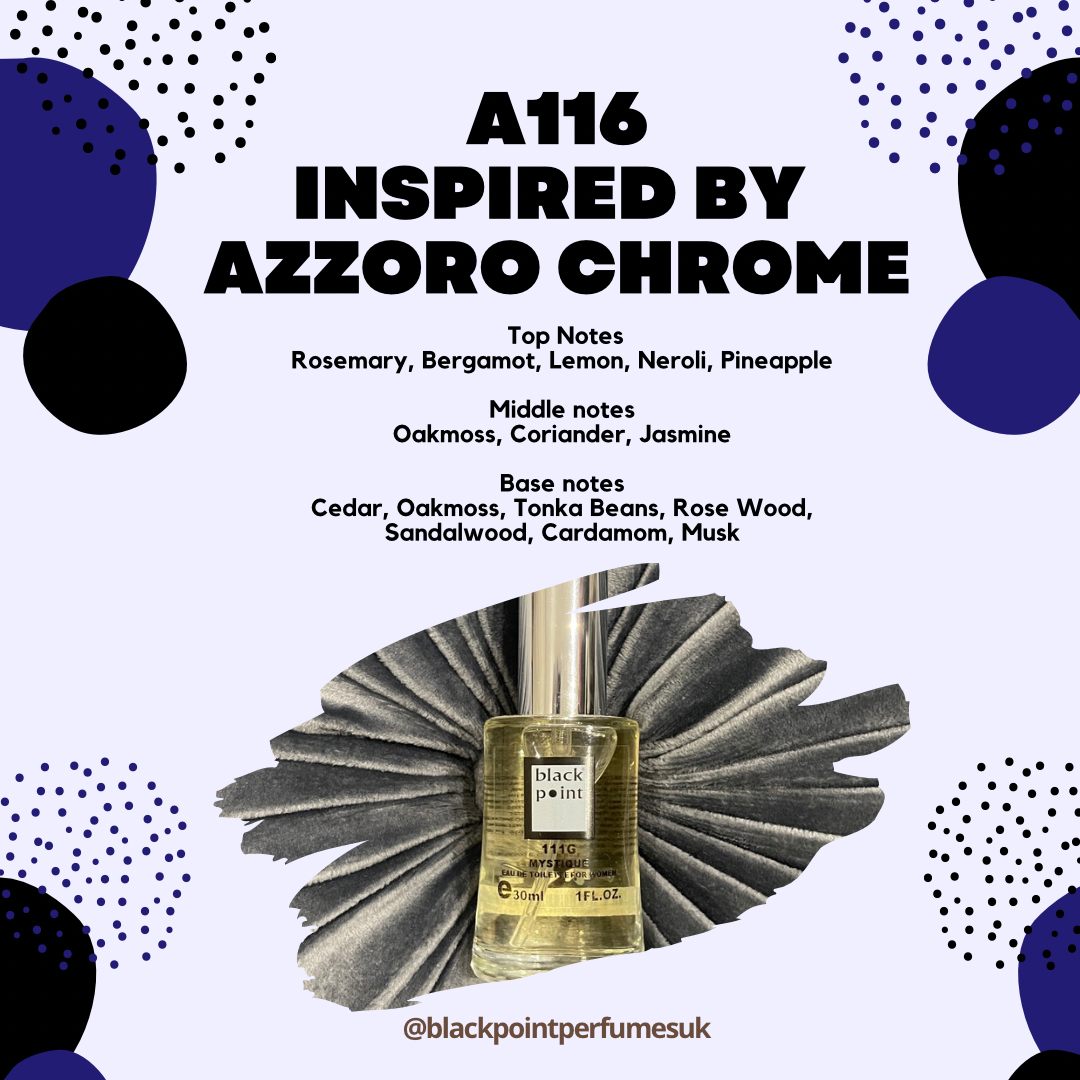 Inspired by Azzoro Chrome EDT For Him – |Black Point Perfumes