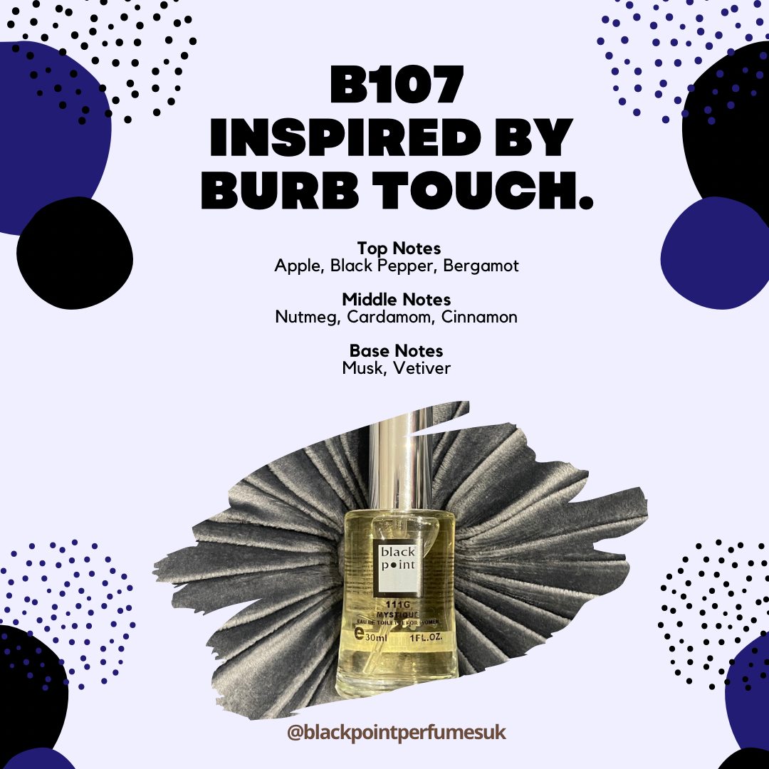 Inspired by Burb. Touch For Him – B107|Black Point Perfumes