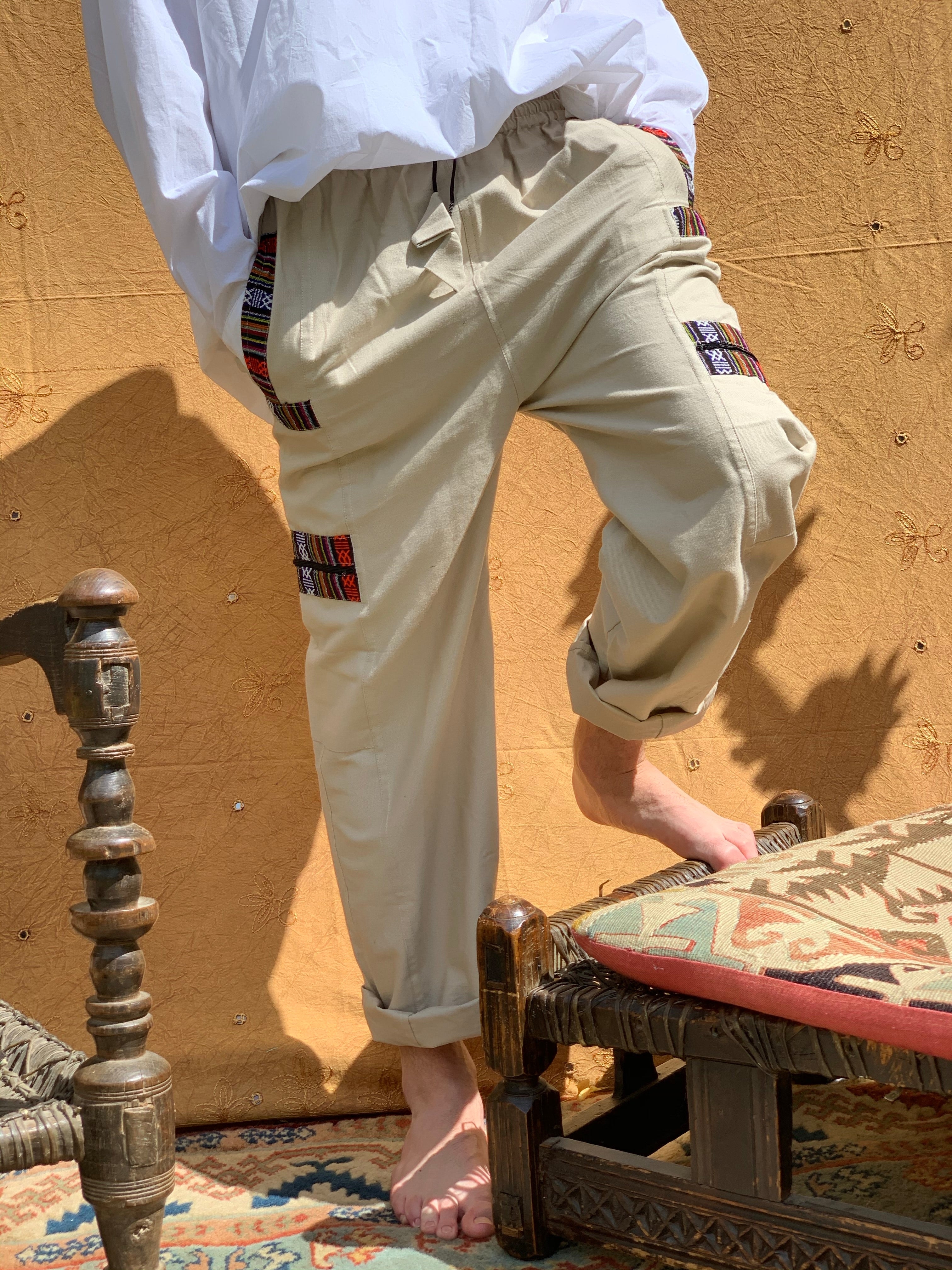 Nepal Travelling Pants Beige / Medium – Portobello Vintage Market