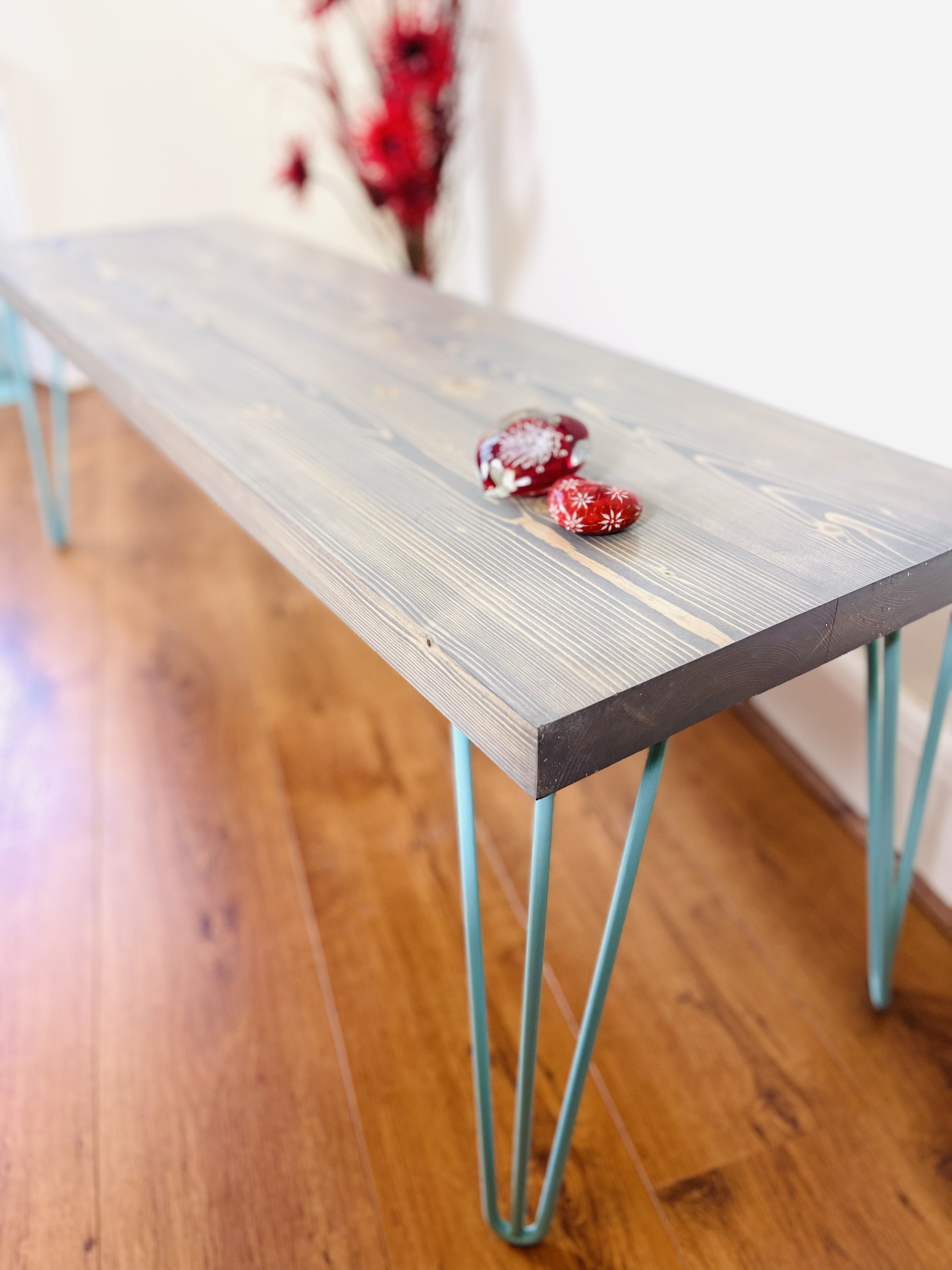 Funky Dining Table Bench With Hairpin Legs – 160cm