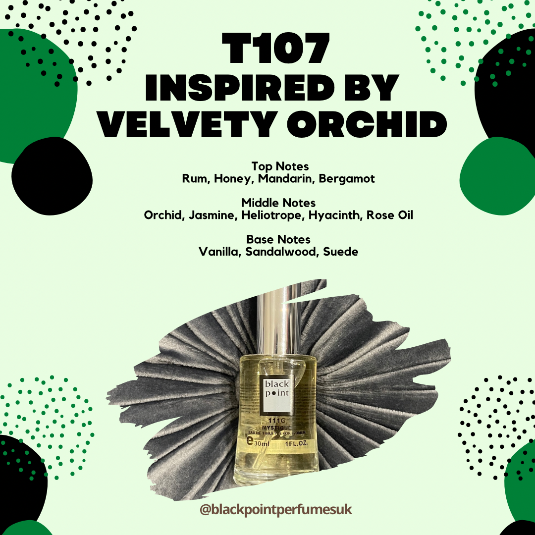 Inspired by Velvety Orchid Unisex Fragrance – T107|Black Point Perfumes