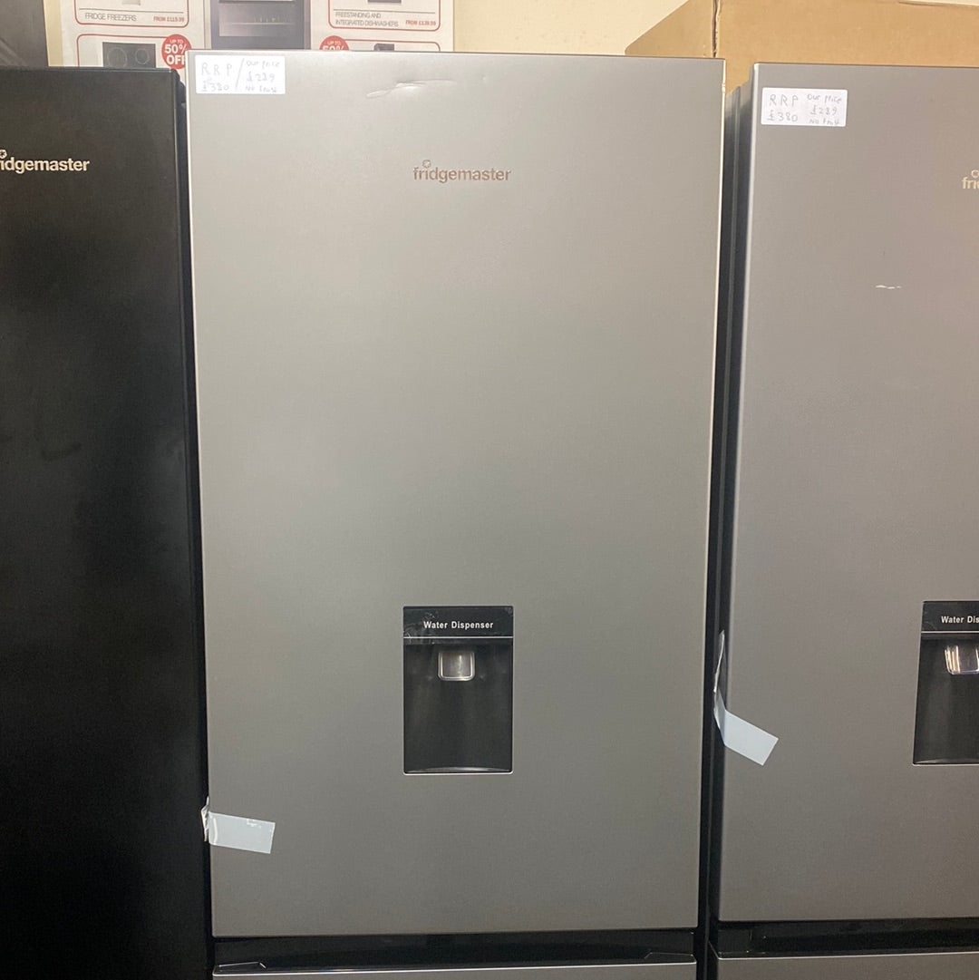 Fridgemaster MC55251MDS 60/40 Total No Frost Fridge Freezer – Silver – F Rated – Shop At Home