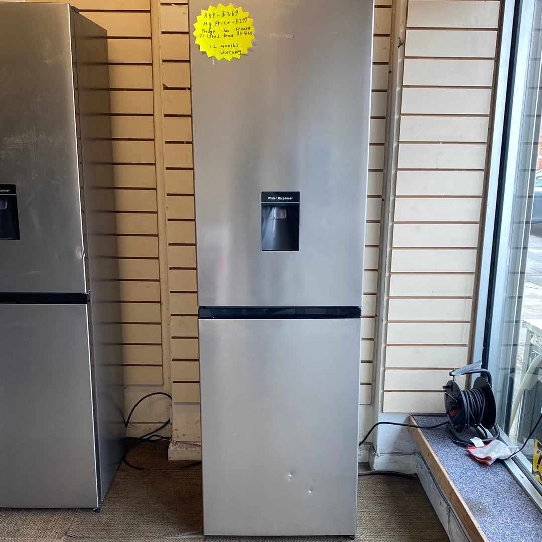 Hisense RB327N4WC1 Frost Free Fridge Freezer – Silver – Shop At Home