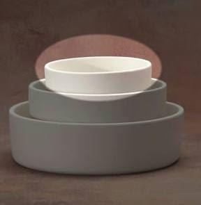 Ceramic Small Pet Food Water Bowl – Paint Your Own Pottery – Bisque