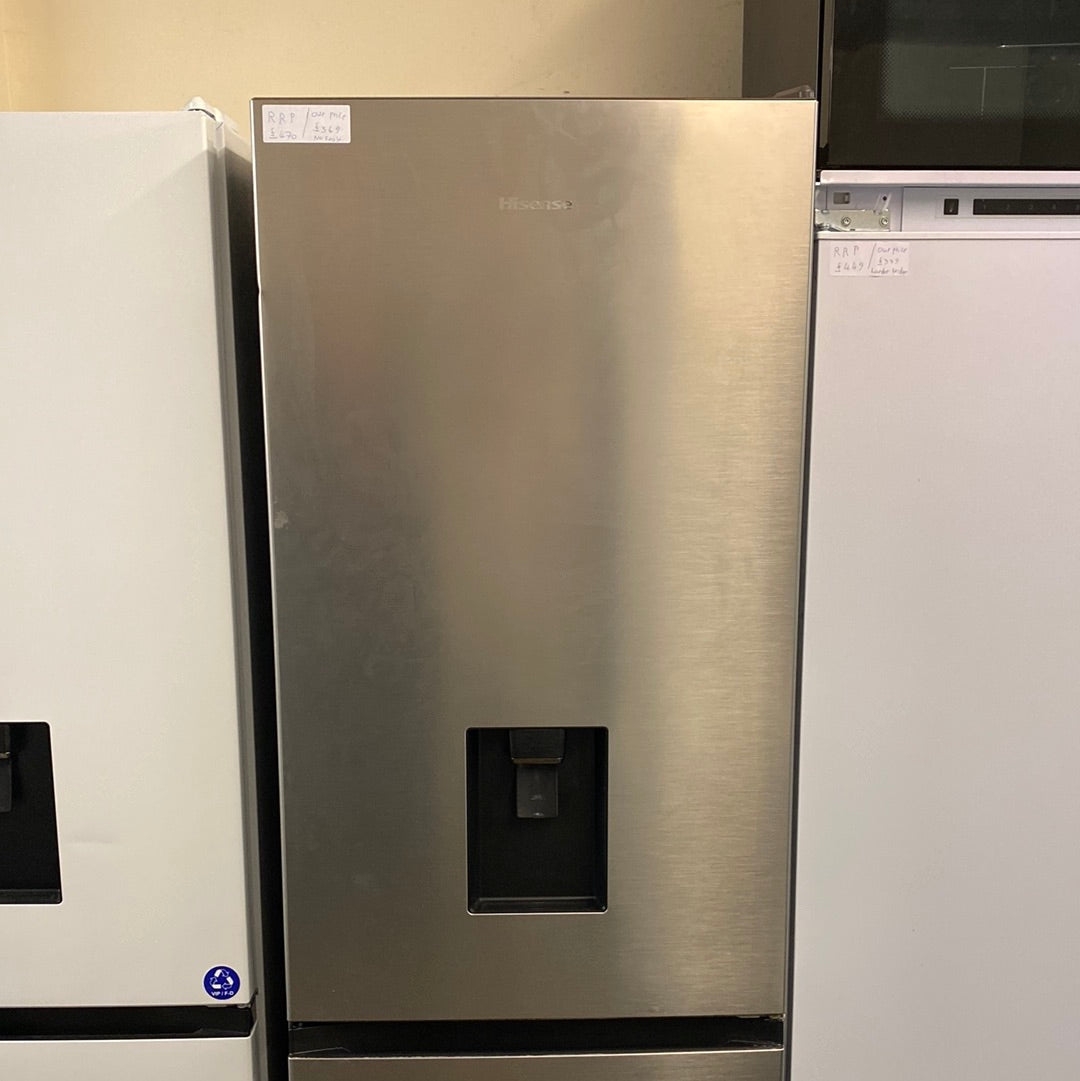 Hisense RB390N4WC1 60/40 Total No Frost Fridge Freezer – Stainless Steel – F Rated – Shop At Home