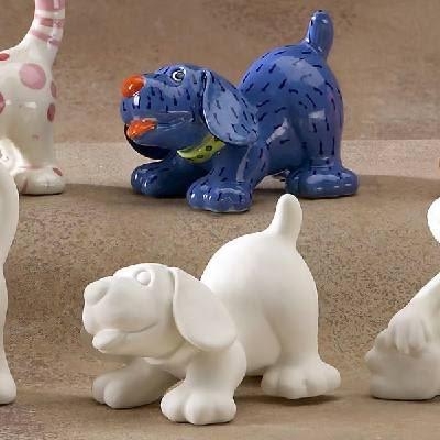 Ceramic Dog – Paint Your Own Pottery – Bisque