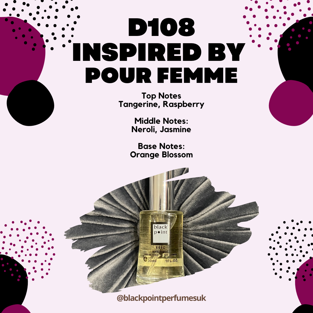 Inspired by Pour Femme For Her – Black Point Perfumes