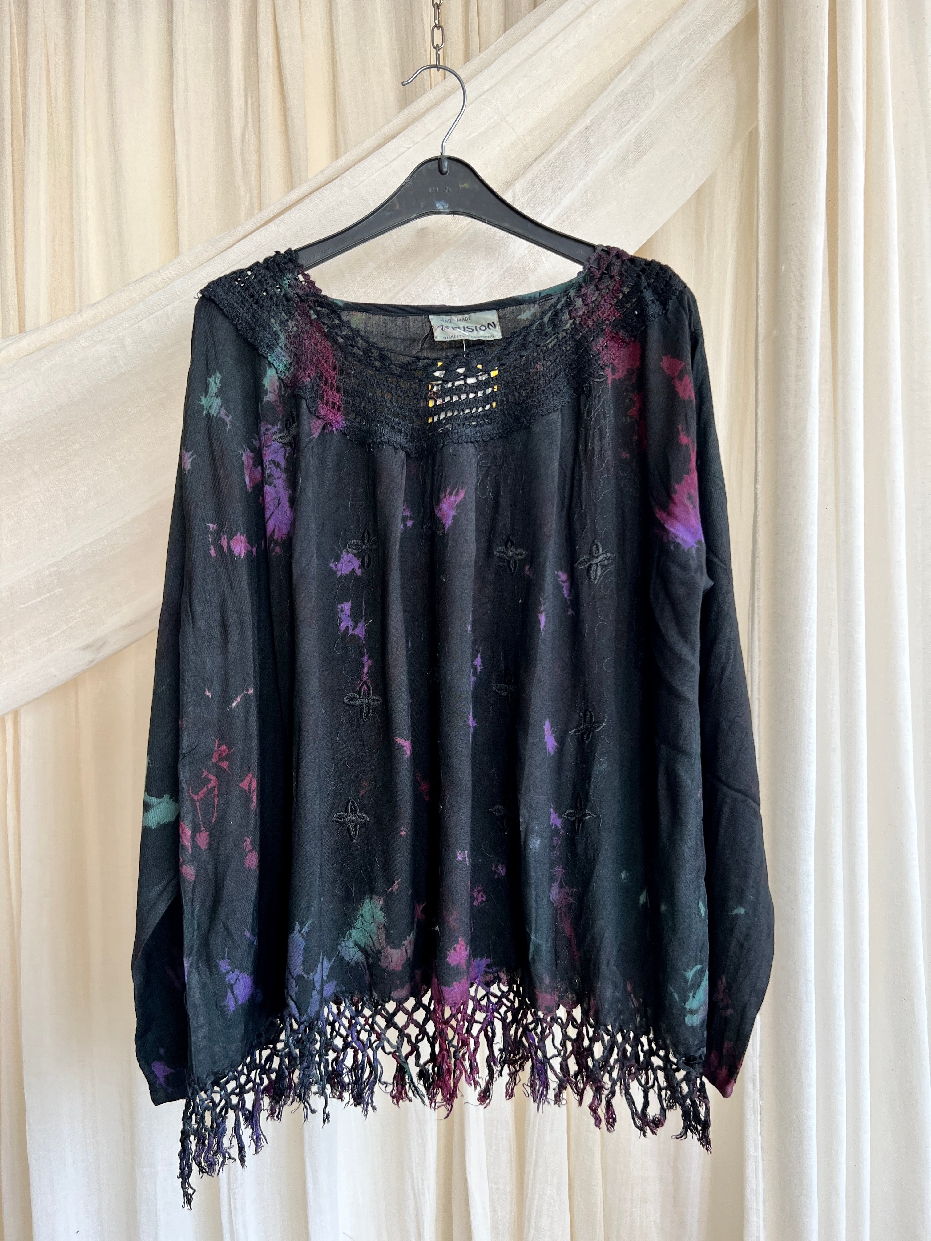 Floaty Boho Crochet Blouse – Portobello Vintage Market