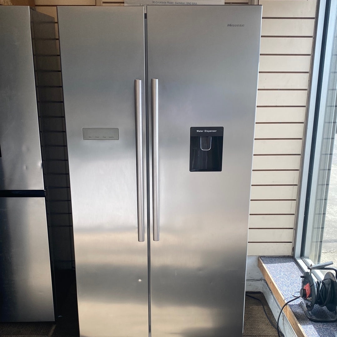 Hisense RS741N4WC11 American Fridge Freezer – Stainless Steel – Shop At Home