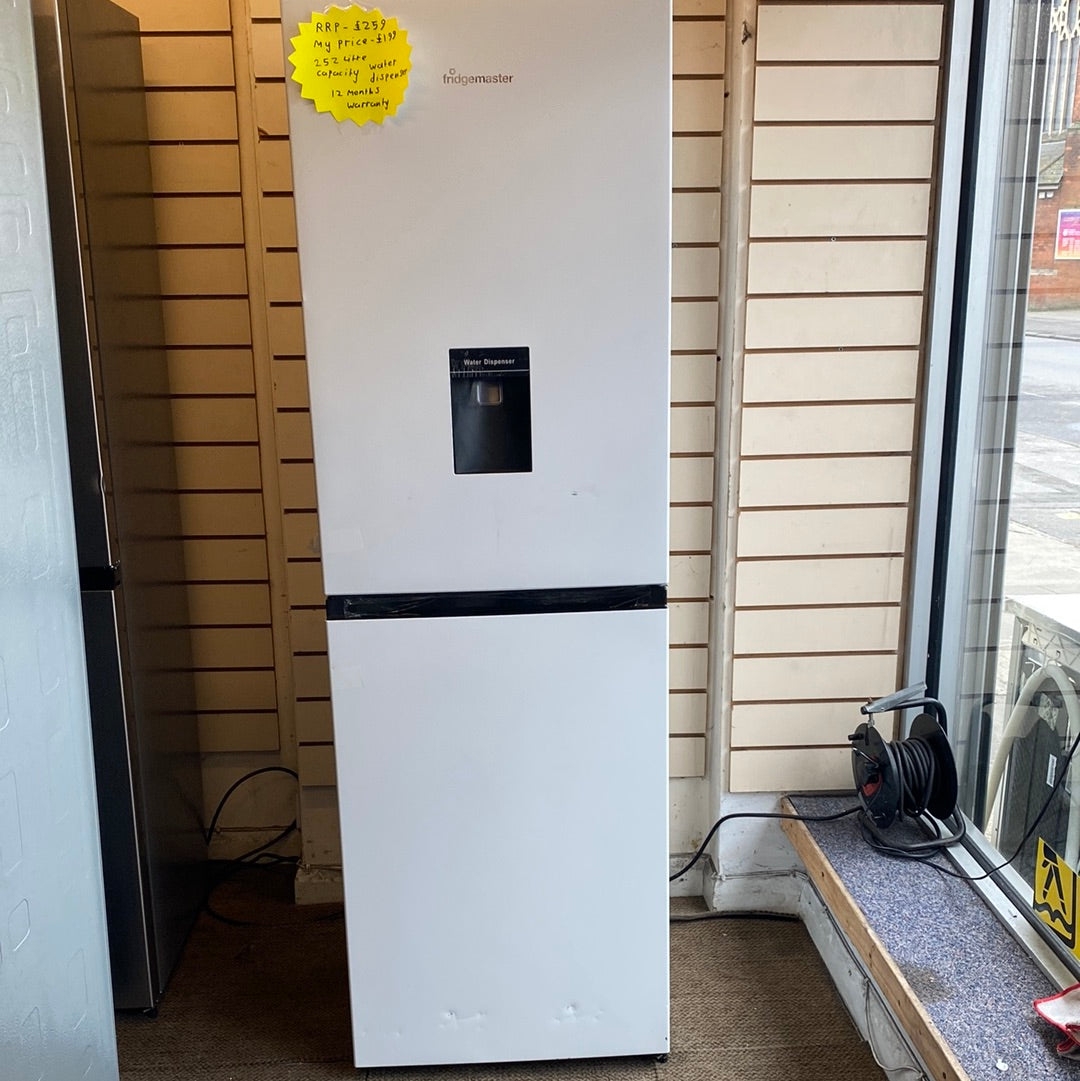 Fridgemaster MC55240MDF Fridge Freezer – White – Shop At Home