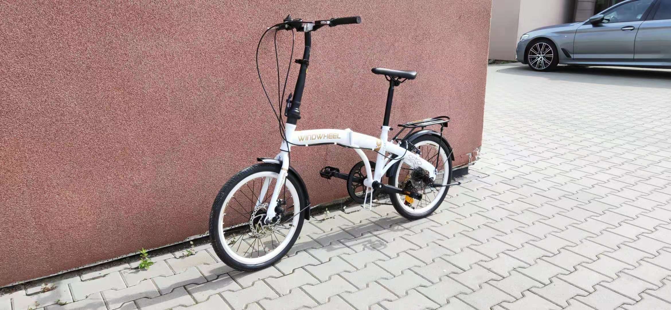 Folding Bicycle Unisex White (Non Electric)