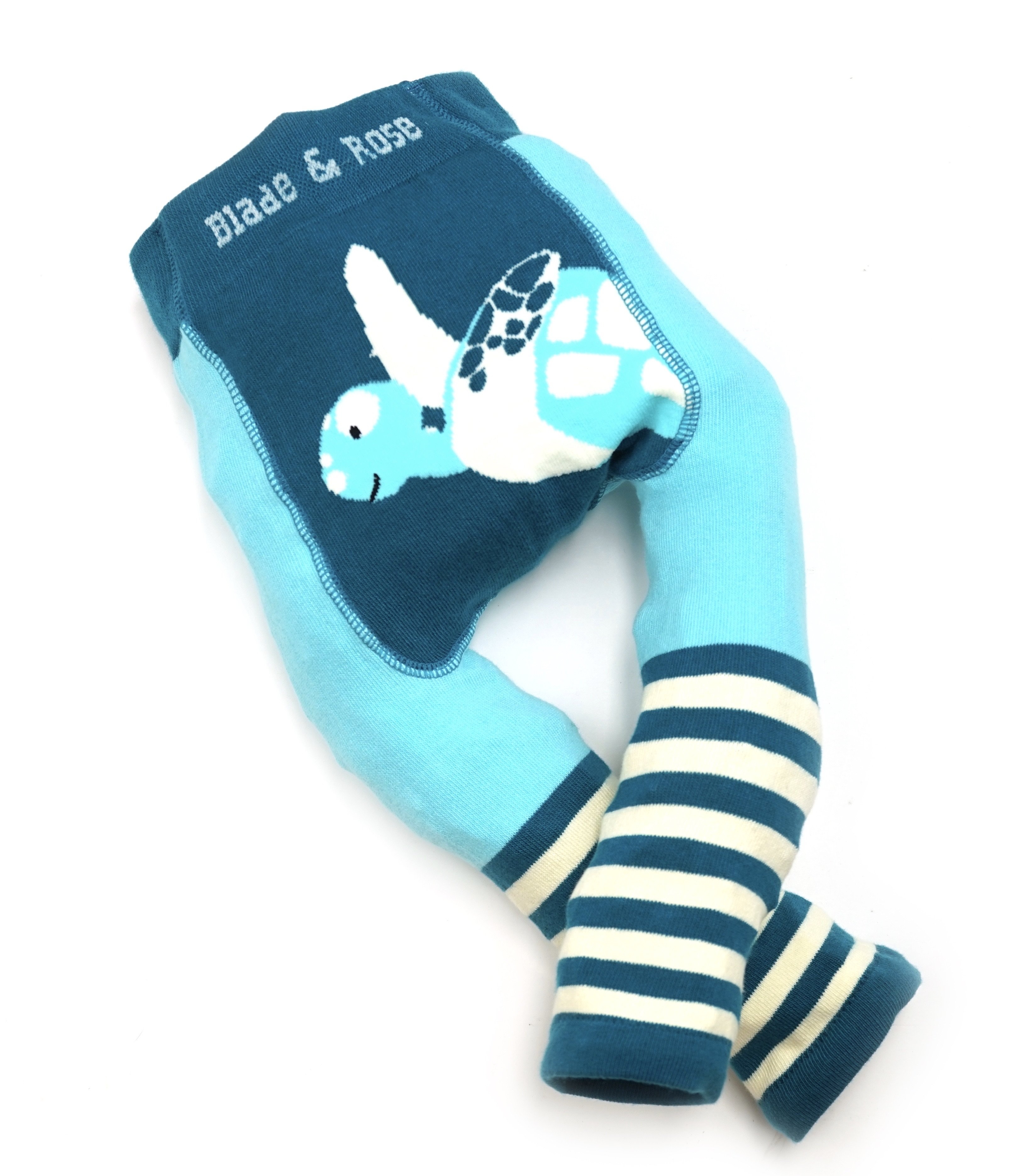 Blade & Rose WWF Baby Marine Turtle Organic Legging – 6-12 months