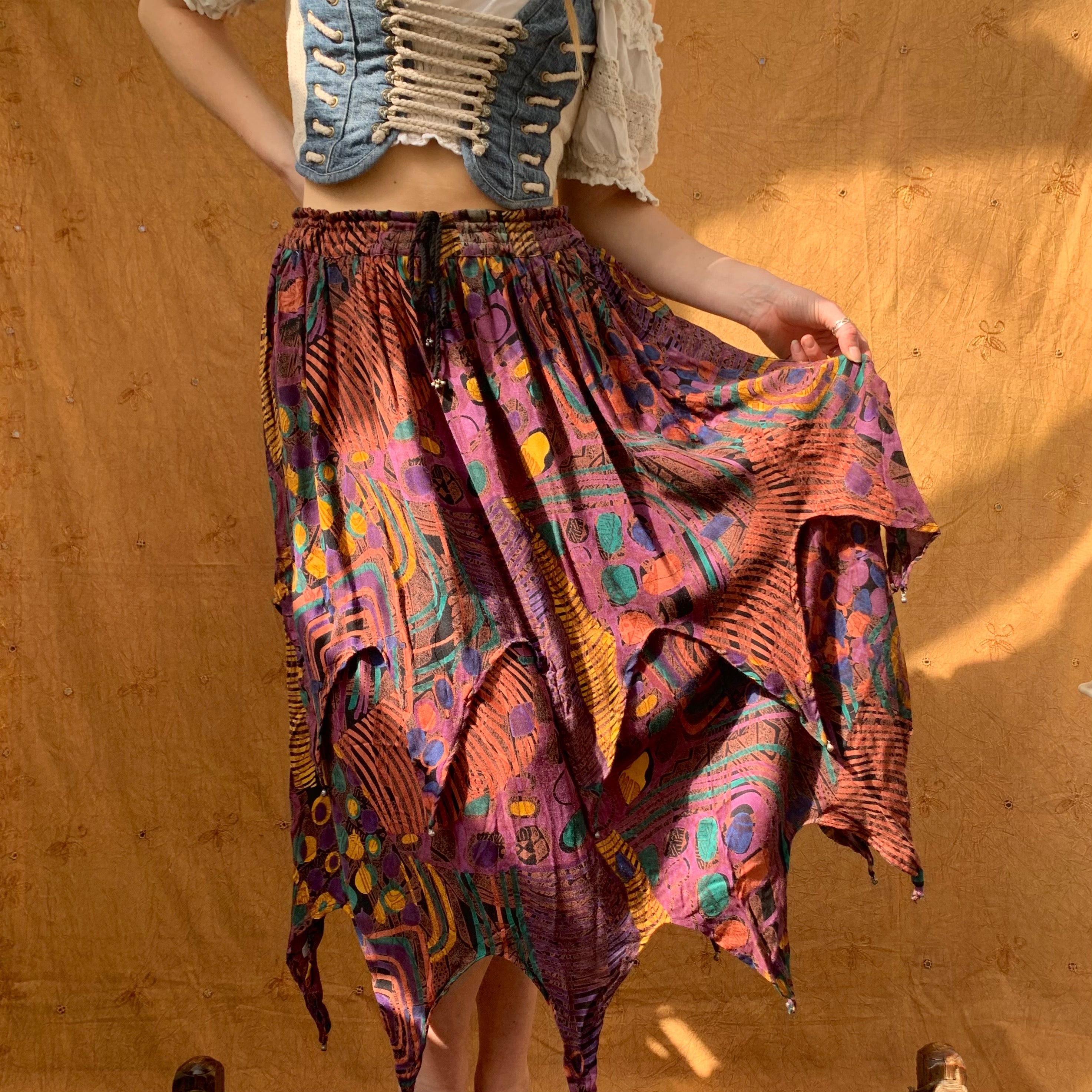 Bubble Print Bell Pixie Skirt – Portobello Vintage Market