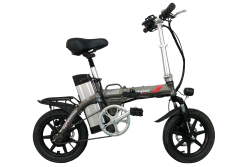 Folding ebike Compact Ebike with Throttle G-Hybrid Compact Grey – Grey / No