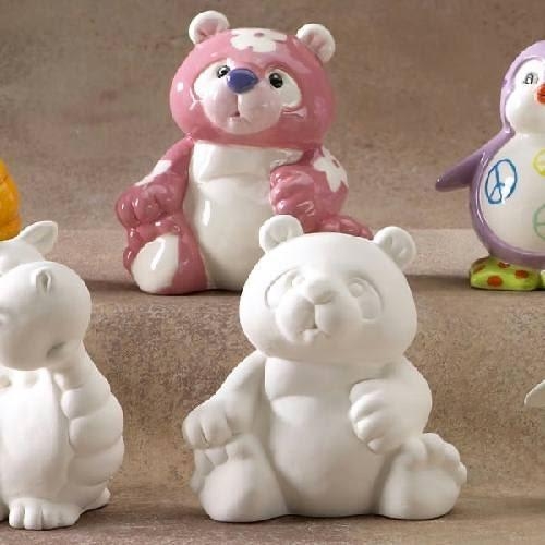 Ceramic Panda – Paint Your Own Pottery – Bisque