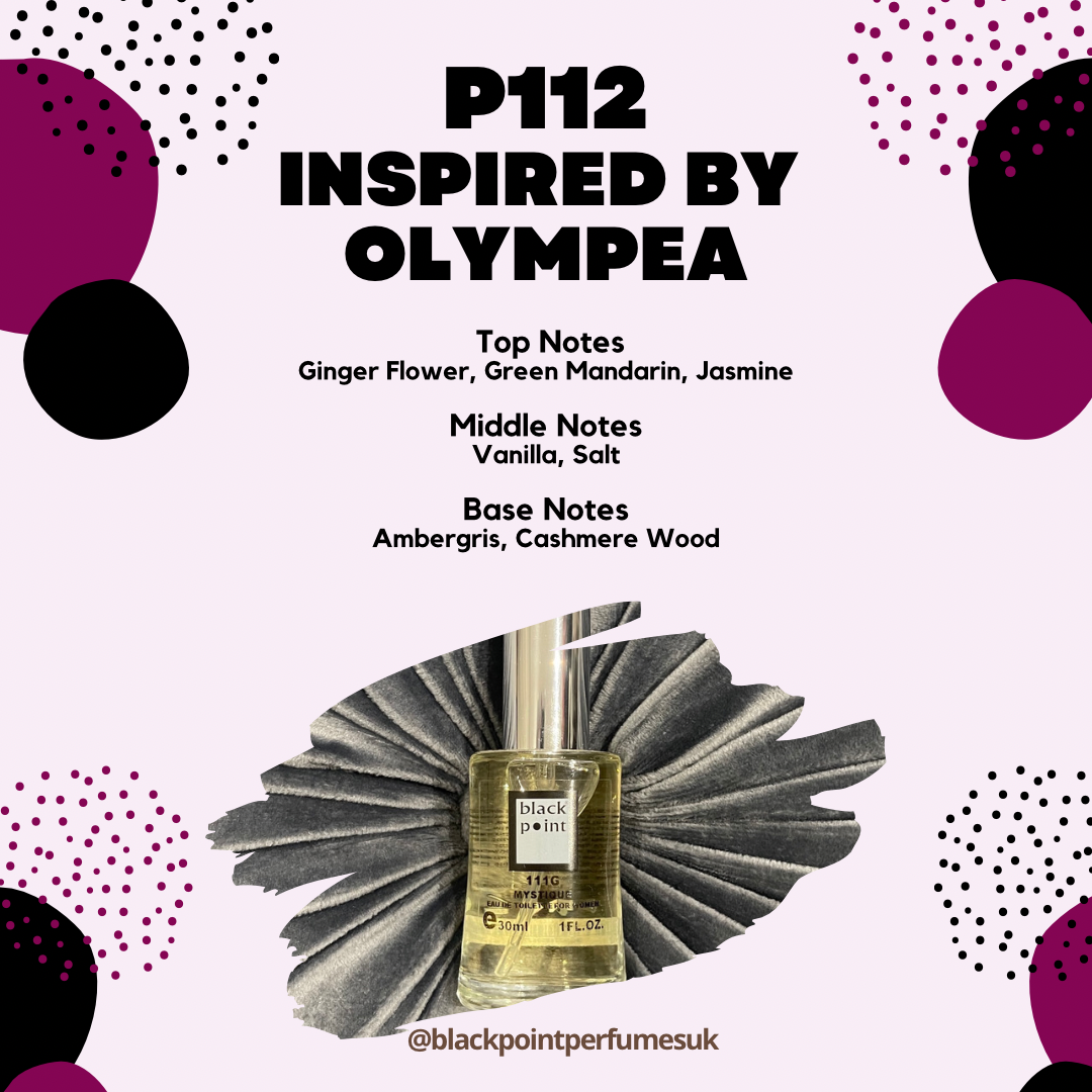 Inspired by Olympea For Her – P112|Black Point Perfumes