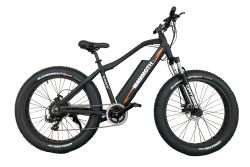 Fat Tyre Electric Bicycle G-Hybrid Mammoth Black 500w Motor 48v Battery – 500w Brushless Motor