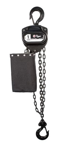 Hoistshop – Tiger Chain Block BCB14 – 0.5T Capacity – Model 220.5 – With Chain Bag – 3m – Stainless Steel – Black
