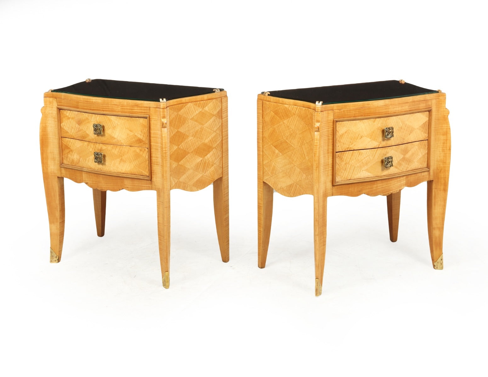 Art Deco Bedside Chests by Jules Leleu – The Furniture Rooms