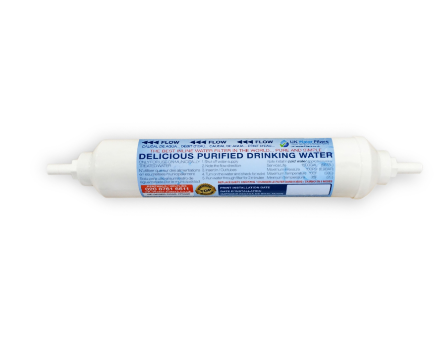 Inline Water Filter MALE Connection Cartridge
