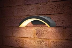 Outdoor Curve Wall Light 7.5W 3K – LED Light Fitting – LED Made Easy Shop