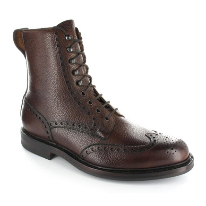 Crockett & Jones Mens Islay Dark Brown Scotch Country Grain Boots – Leather – 11 – Robert Old & Co