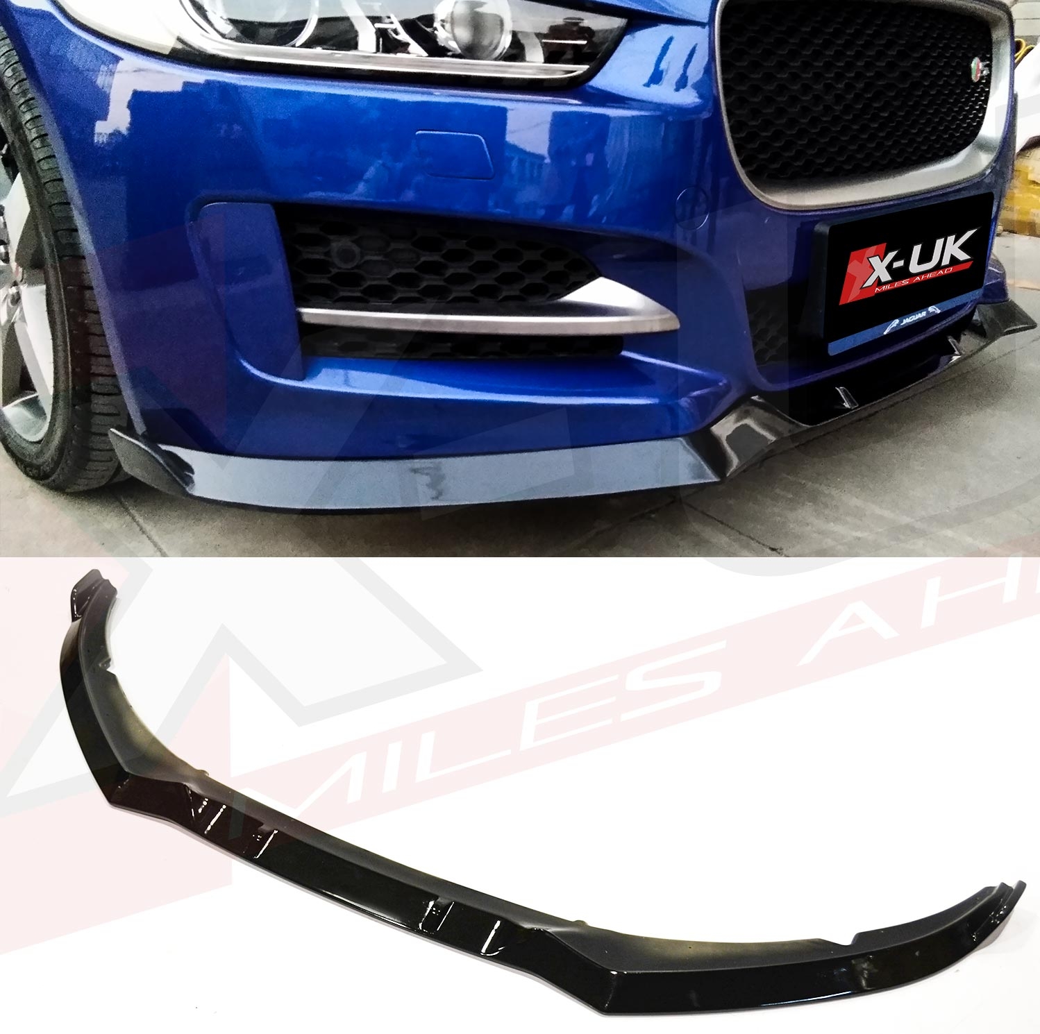 Jaguar Xe 2015-2019 R-Sport Supercharged Front Splitter Lip – X-UK Ltd