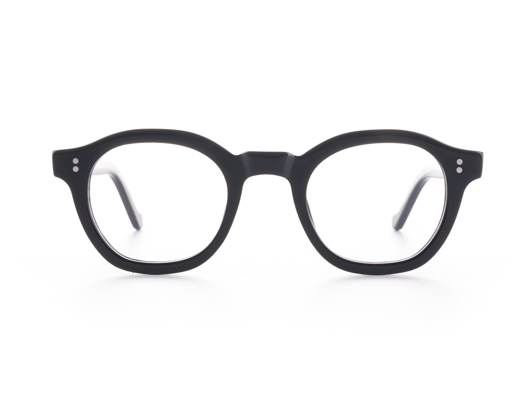 Assertive – Jet Black – Acetate reading / Fashion Glasses Frames – Anti Scratch – BeFramed