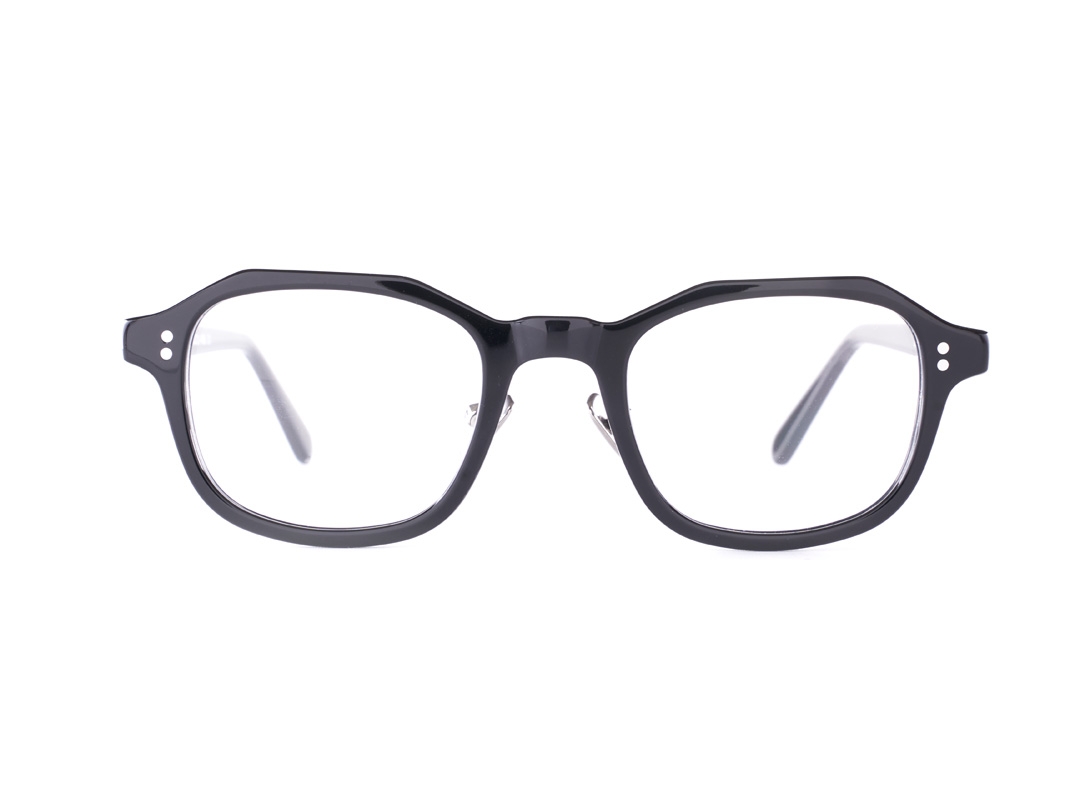 Repressed – Jet Black – Acetate reading / Fashion Glasses Frames – Anti Scratch – BeFramed