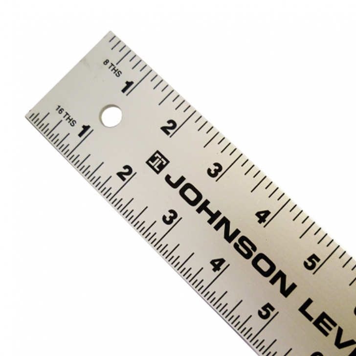 H.Webber – Johnson 96″ Aluminium Rule Imperial Marked – Silver Colour – Textile Tools & Accessories