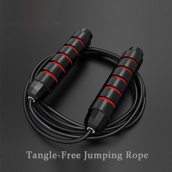 Adjustable Tangle-Free Jumping Rope with Foam Handles, Skipping Rope