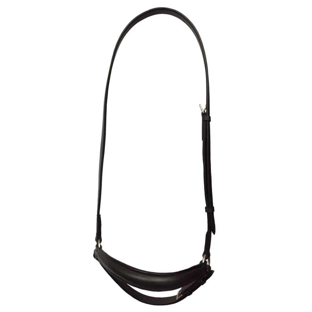 Kincade Drop Noseband II – Black – Cob – Leather – Saddlemasters Equestrian