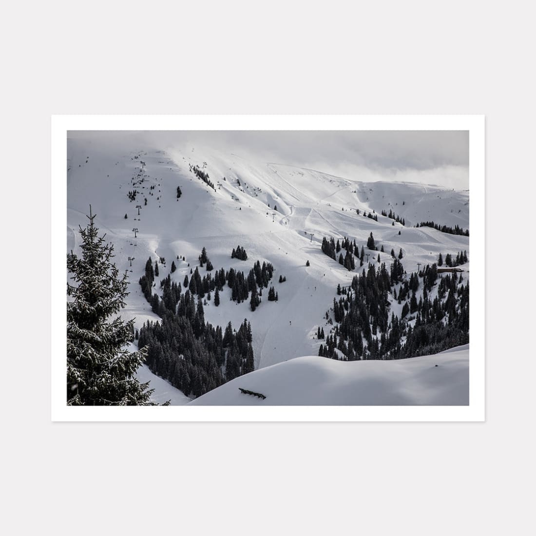 Kitzbuel Mountain Art Print, A3 (42cm x 29.7cm) unframed print – Powderhound