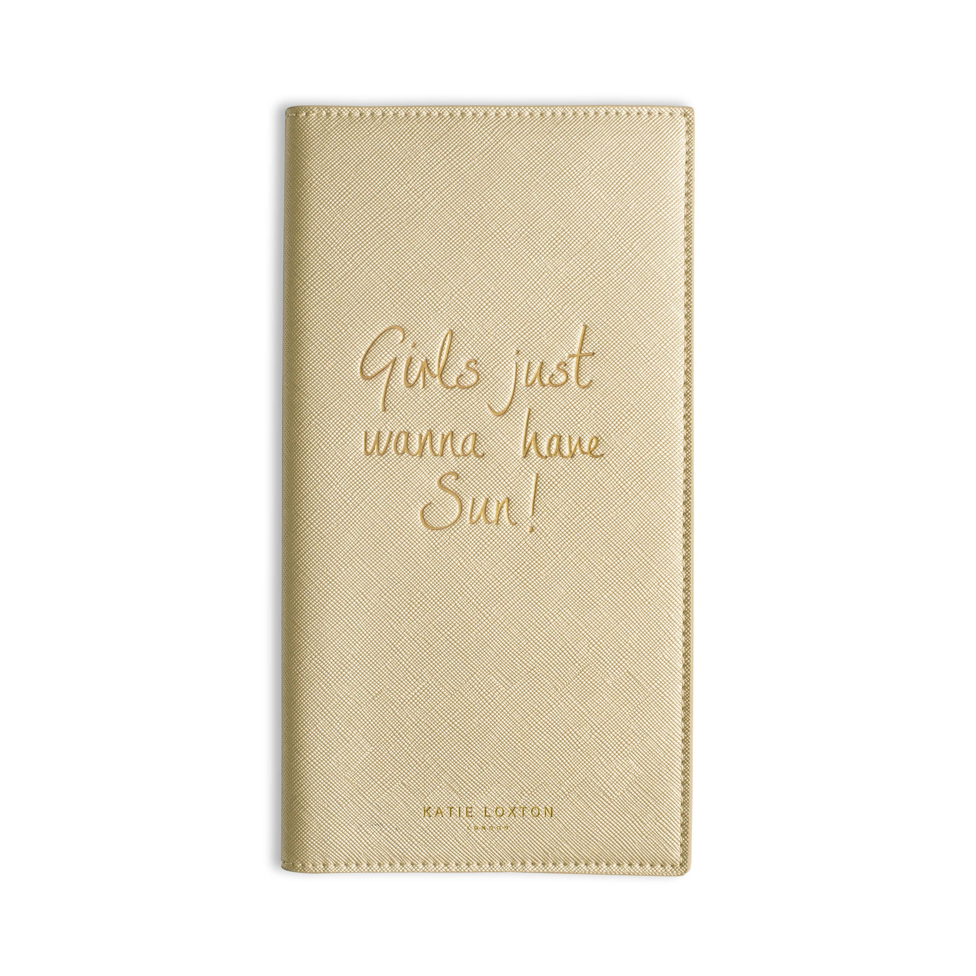 Katie Loxton Travel Wallet – Girls Just Wanna Have Sun