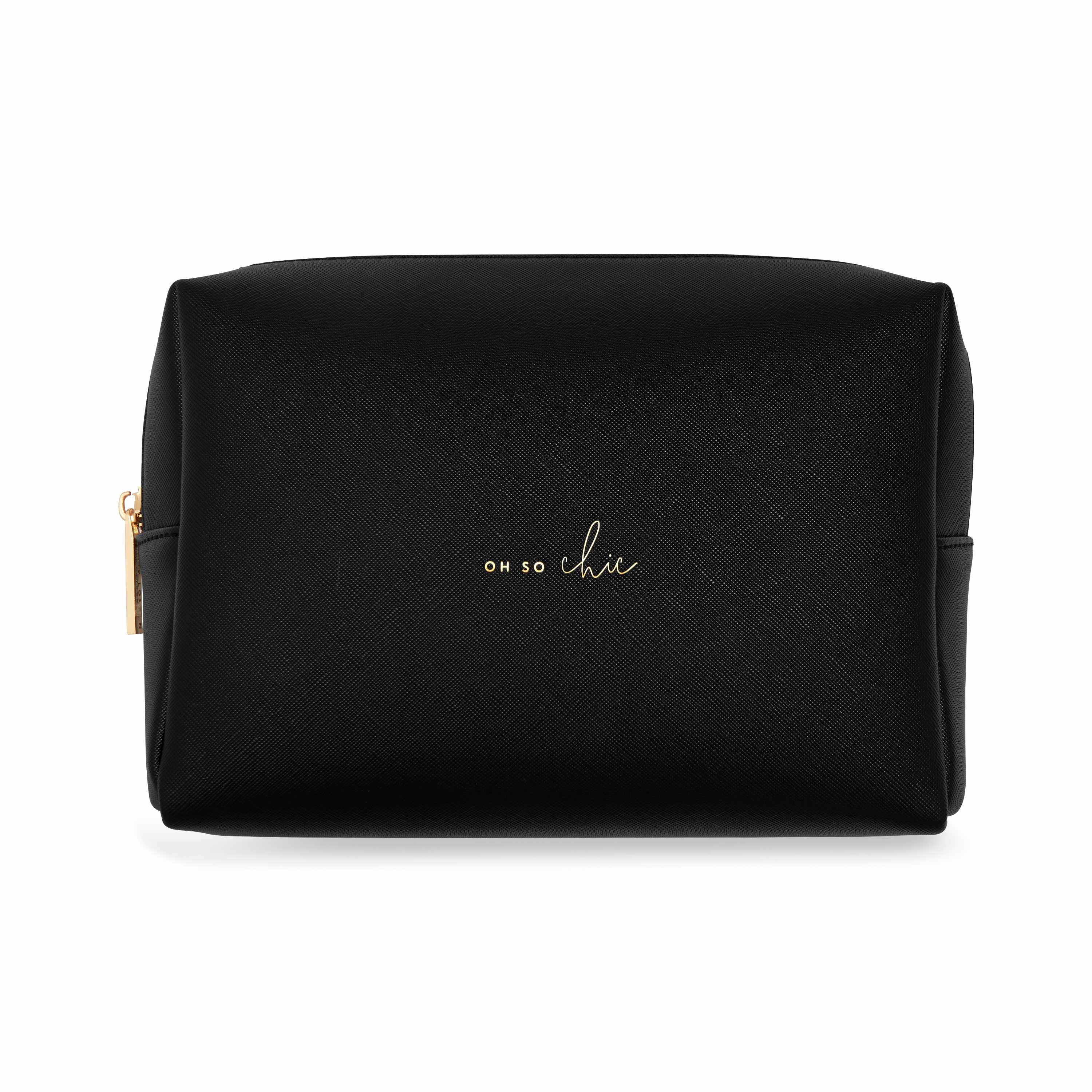 Katie Loxton – Large Wash Bag – Oh So Chic – Black