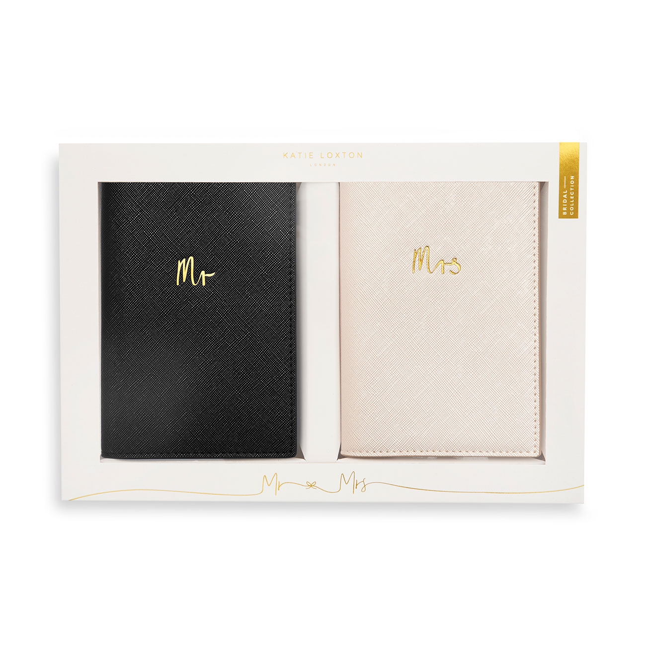 Katie Loxton Bridal Passport Cover Gift Set – Mr And Mrs – Box