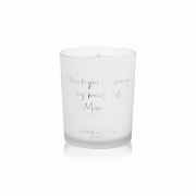 Katie Loxton Words To Live By Candle – Thank You For Being My Wonderful Mum x – Silver Foil